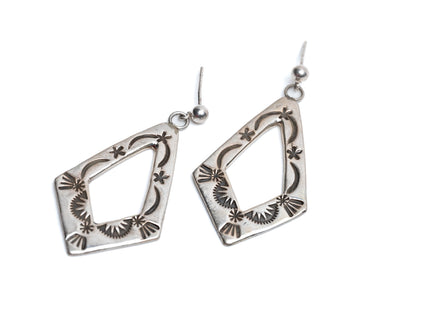 Geometric Post Drop Earrings