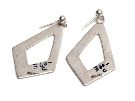 Geometric Post Drop Earrings