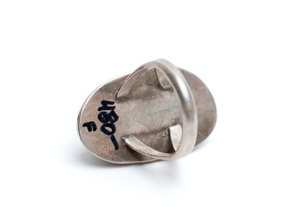 Navajo Silver Sleeping Beauty Turquoise Ring