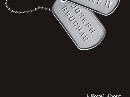 Book cover of 'Code Talker: A Novel About the Navajo Marines of World War Two' depicting two silver-colored metal neck grommets with the text 'CODE TALKER JOSEPH BRUCHAC'.