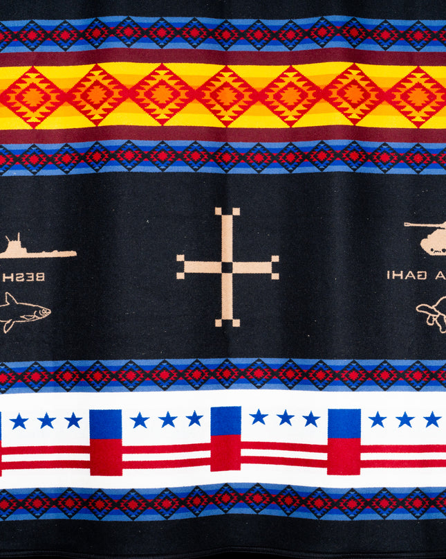 Code Talker blanket by Pendleton Back view