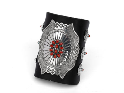 Lee Charley Coral and Silver Black Bow Guard