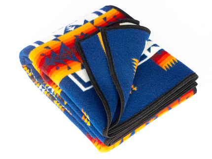 Pendleton Blue, Yellow and Red Blanket