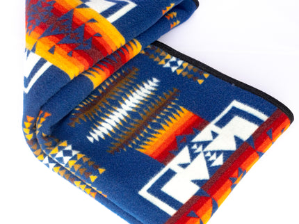 Pendleton Blue, Yellow and Red Blanket