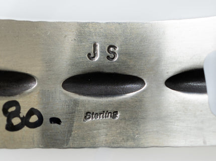 Josiah F. Smith Silver Stamped Bracelet