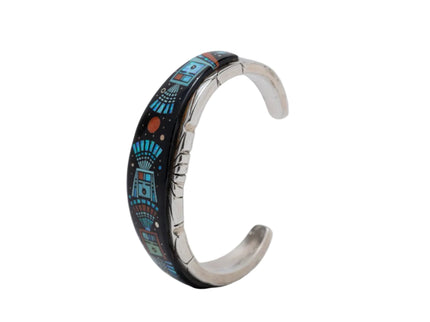 Ervin P. Tsosie Royston Inlaid Bracelet
