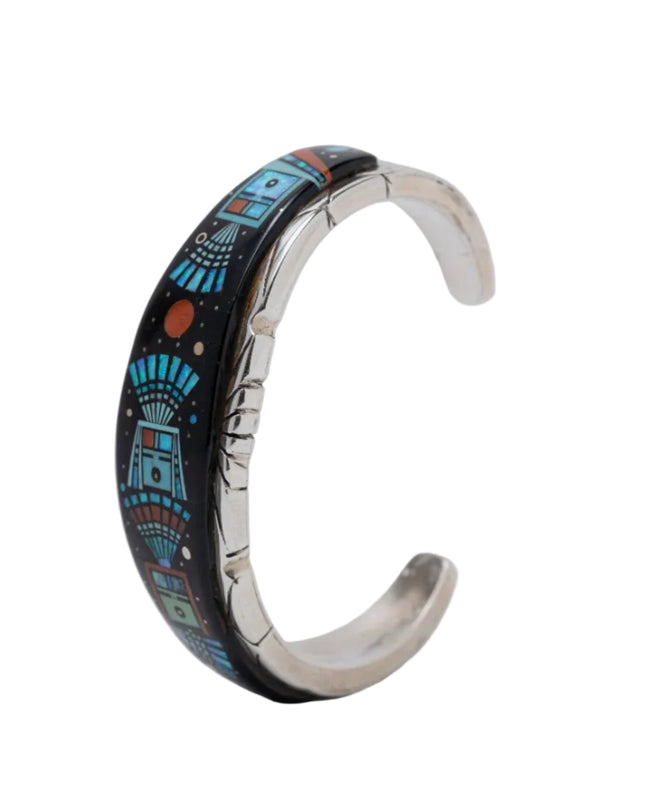 Ervin P. Tsosie Royston Inlaid Bracelet