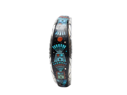 Ervin P. Tsosie Royston Inlaid Bracelet