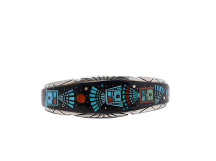 Ervin P. Tsosie Royston Inlaid Bracelet