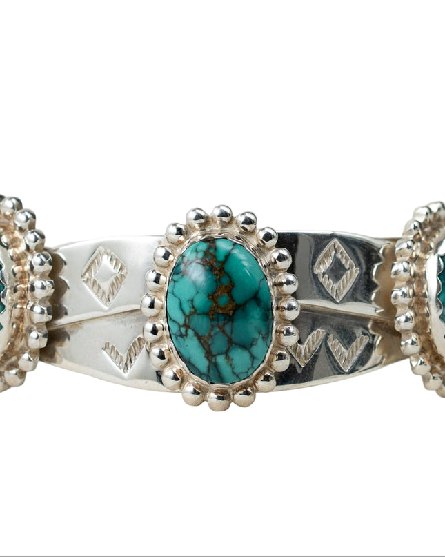 Benson Manygoats Carico Lake Turquoise Bracelet