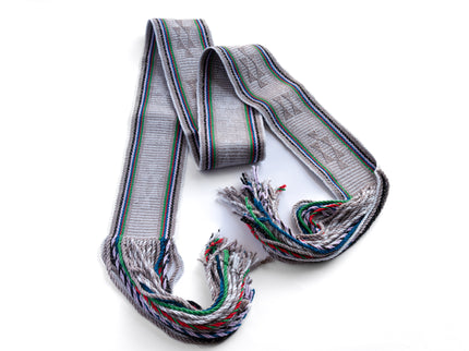 Navajo Gray/ Silver Sash Belt