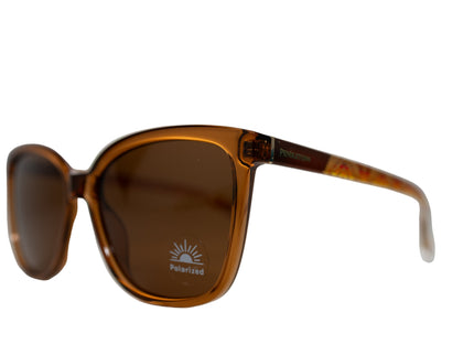 Brown Pendleton sunglasses with a visible brand logo on a white background