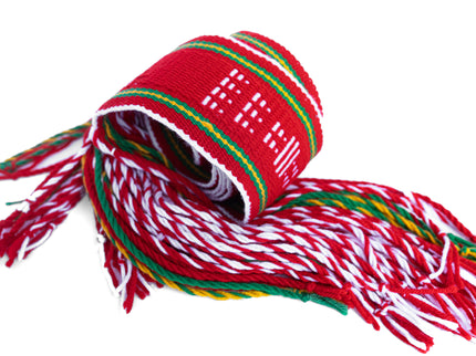 Navajo Red Sash Belt