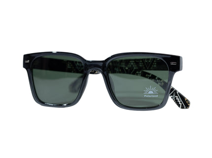 Black Pendleton polarized sunglasses with a visible brand logo on a white background