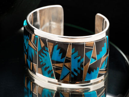 Tommy Jackson Inlay Bracelet with Iron Wood