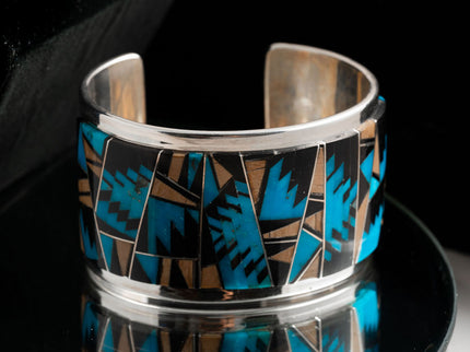 Tommy Jackson Inlay Bracelet with Iron Wood