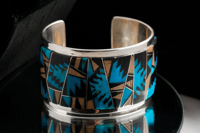 Tommy Jackson Inlay Bracelet with Iron Wood