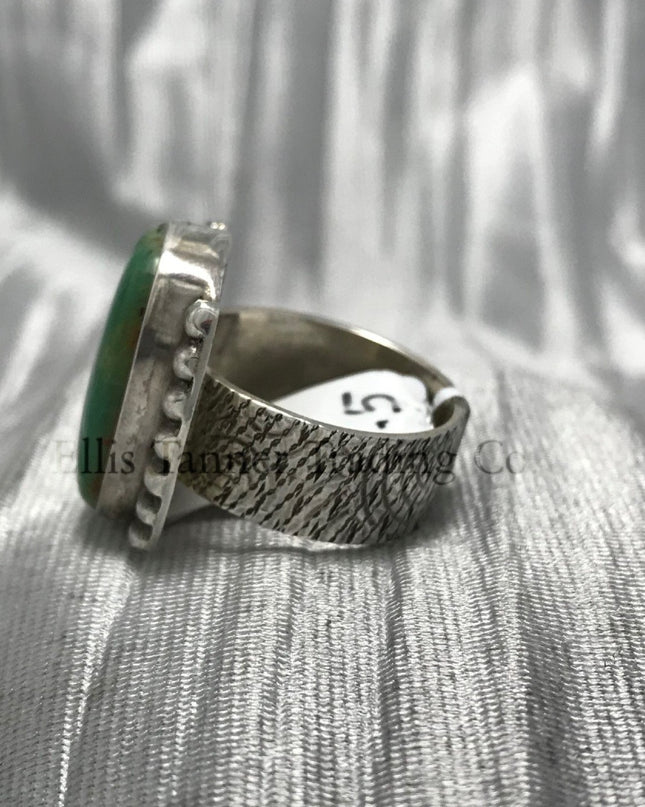 Benson Manygoats Royston Turquoise Ring