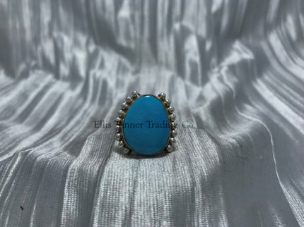 Benson Manygoats Sleeping Beauty Turquoise Ring