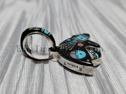 Ervin P. Tsosie Inlay Pendant