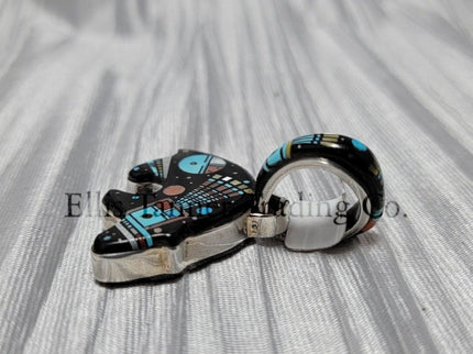 Ervin P. Tsosie Inlay Pendant