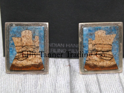 Tommy Jackson Inlayed Stone Earings