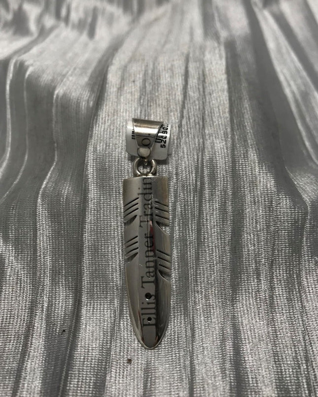 Benson Manygoats Feather Pendant