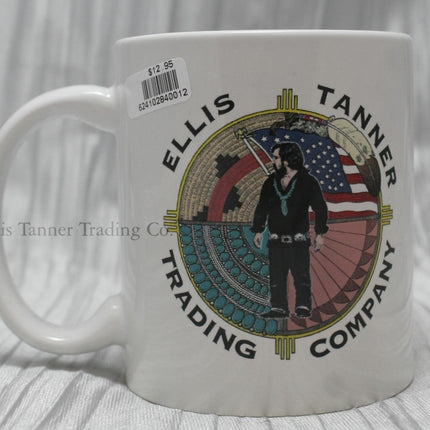 White Ellis Tanner Trading Company Coffee Cup with Logo