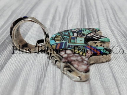 Ervin P. Tsosie Crazy Horse Pendant