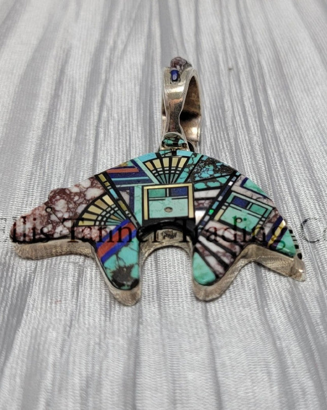 Ervin P. Tsosie Crazy Horse Pendant