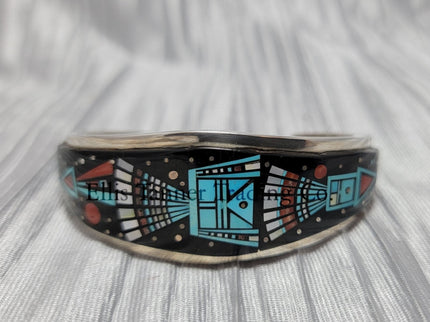 Ervin P. Tsosie Sleeping Beauty Inlaid Bracelet