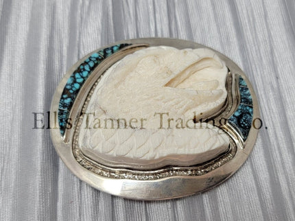 Harrison Jim Eagle Carved Buckle