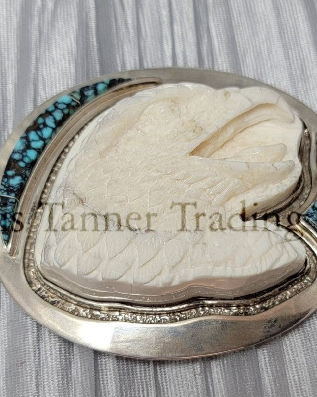 Harrison Jim Eagle Carved Buckle