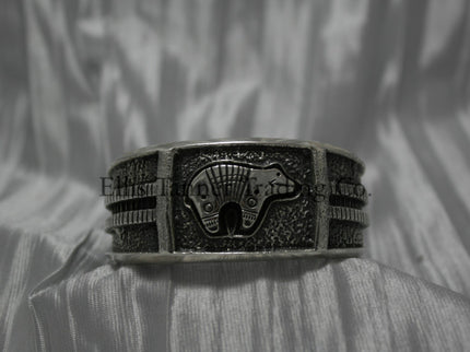 Harrison Jim Silver Bear Overlay Bracelet