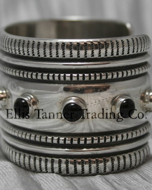 Harrison Jim Onyx Stone Cuff