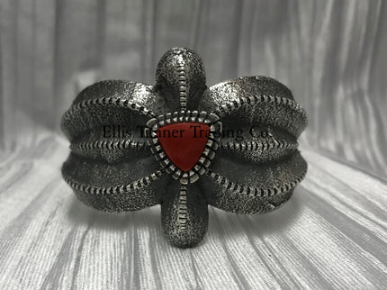 Harrison Jim Sandcast Coral Cuff