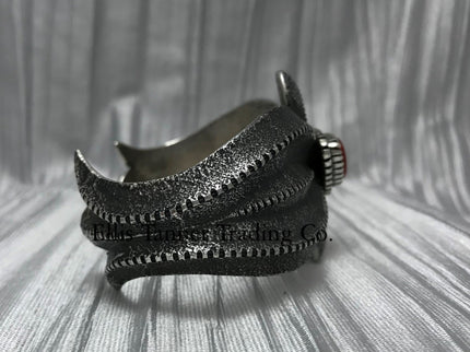 Harrison Jim Sandcast Coral Cuff