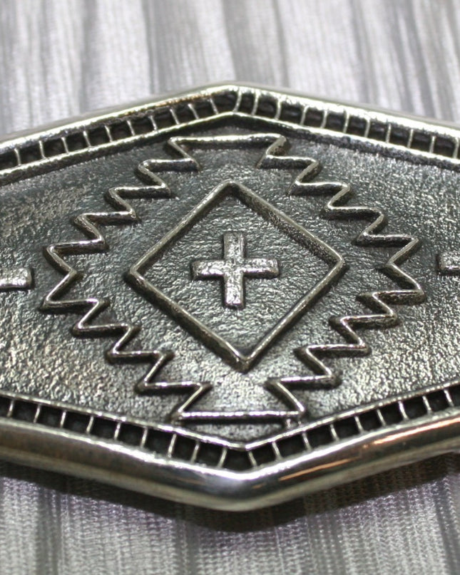 Harrison Jim Silver Star Belt Buckle