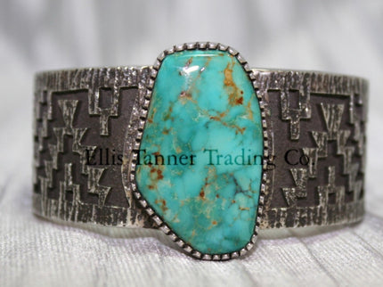 Tommy Jackson Overlay Blue Gem Bracelet