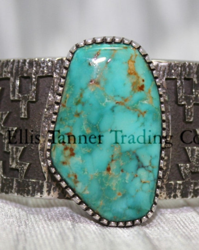 Tommy Jackson Overlay Blue Gem Bracelet